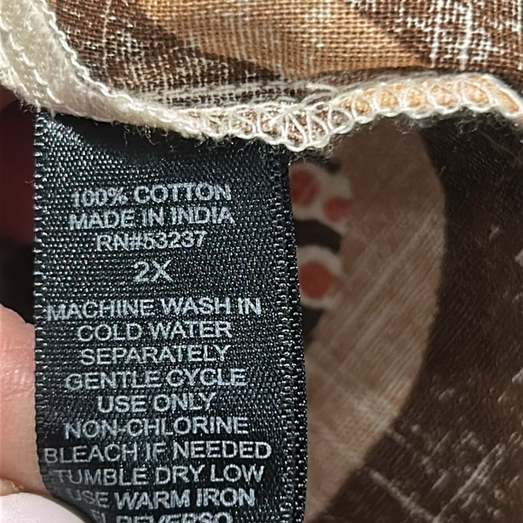 Mlle Gabrielle Tiered Tribal 100% Cotton Dress Smocked Back Flowy Tunic Dress - Picture 13 of 13